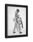 Shotty Vol. 1 Multi-Color Framed Matte Canvas Art Print