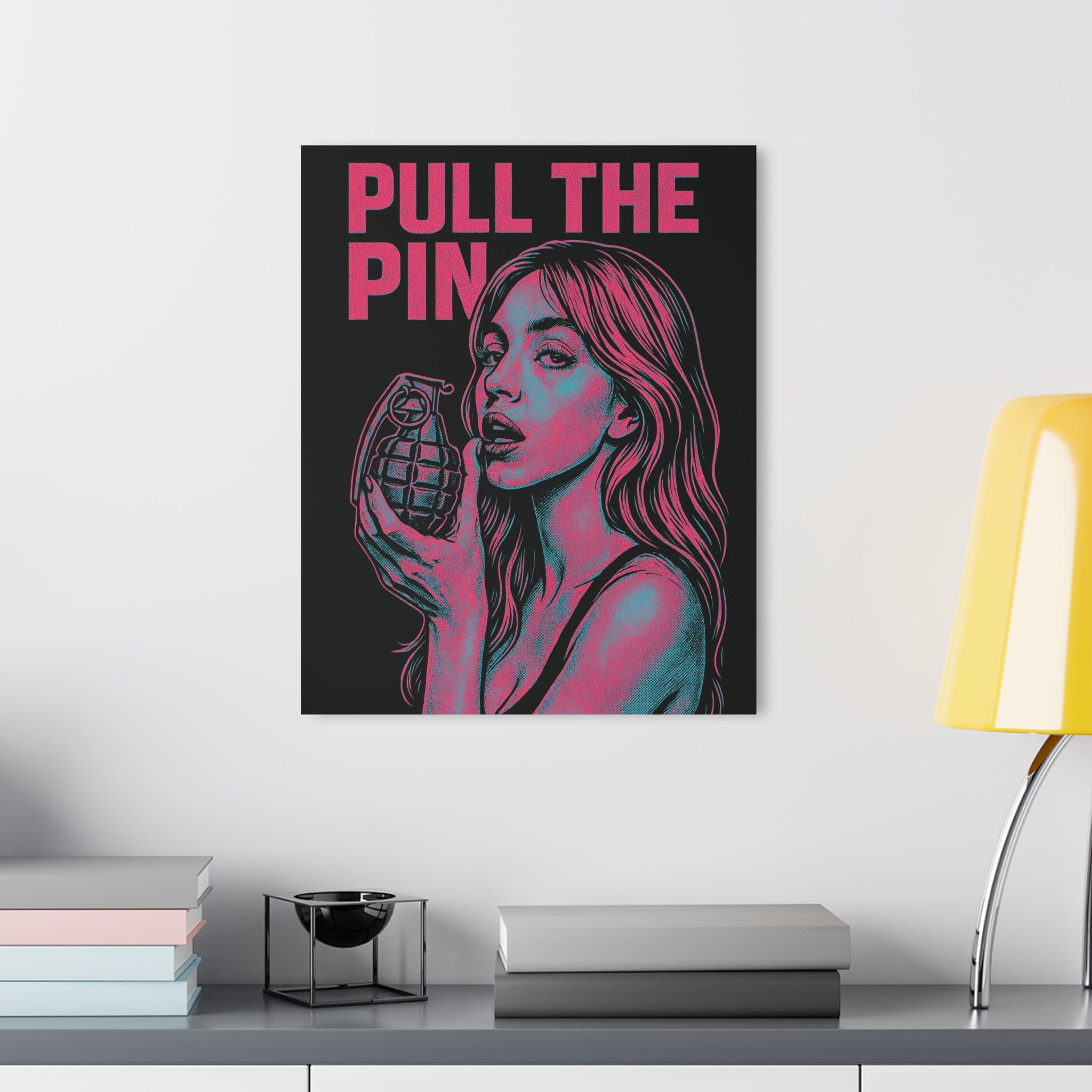 Pull The Pin Acrylic Print