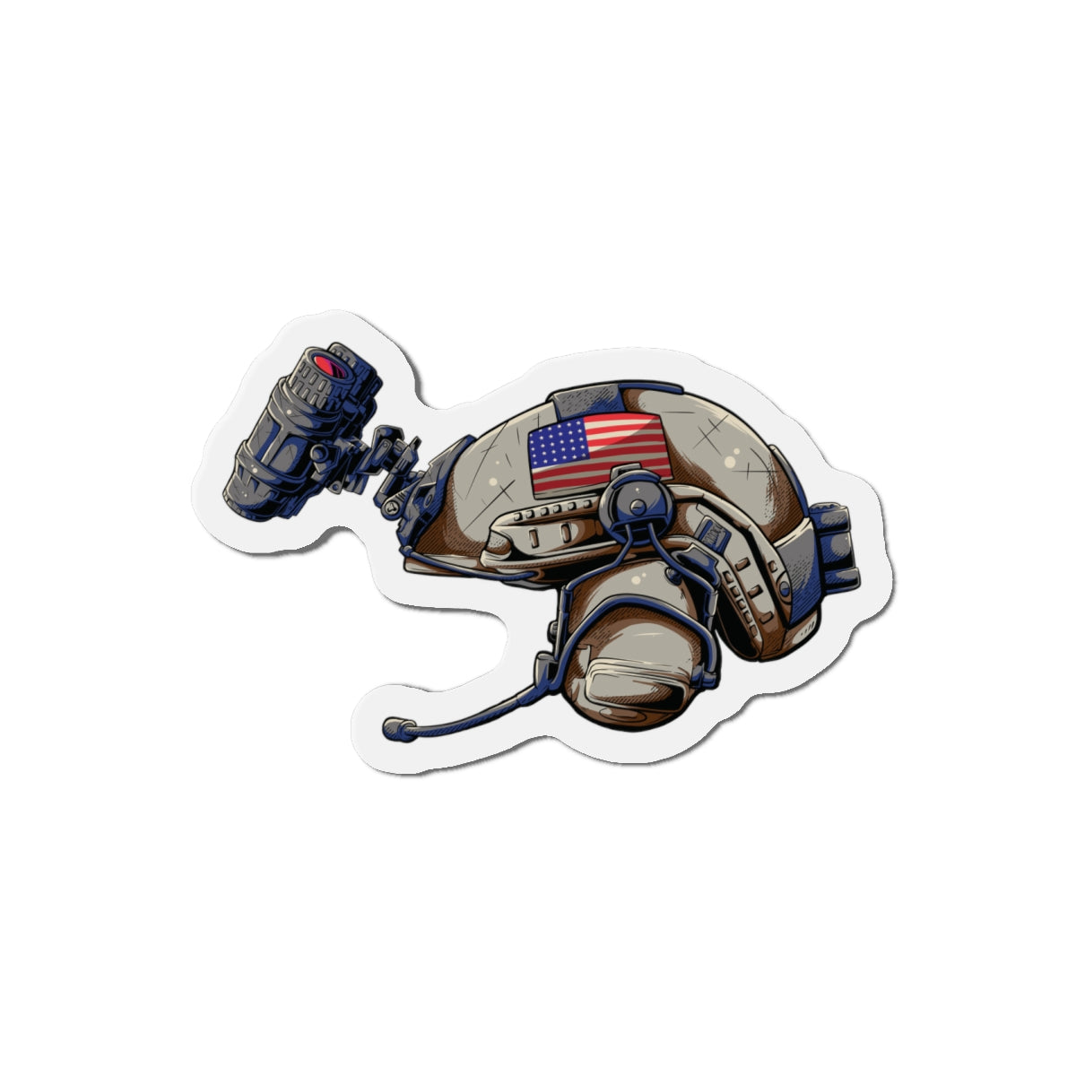 Combat Helmet Vol. 1 Die-Cut Magnet