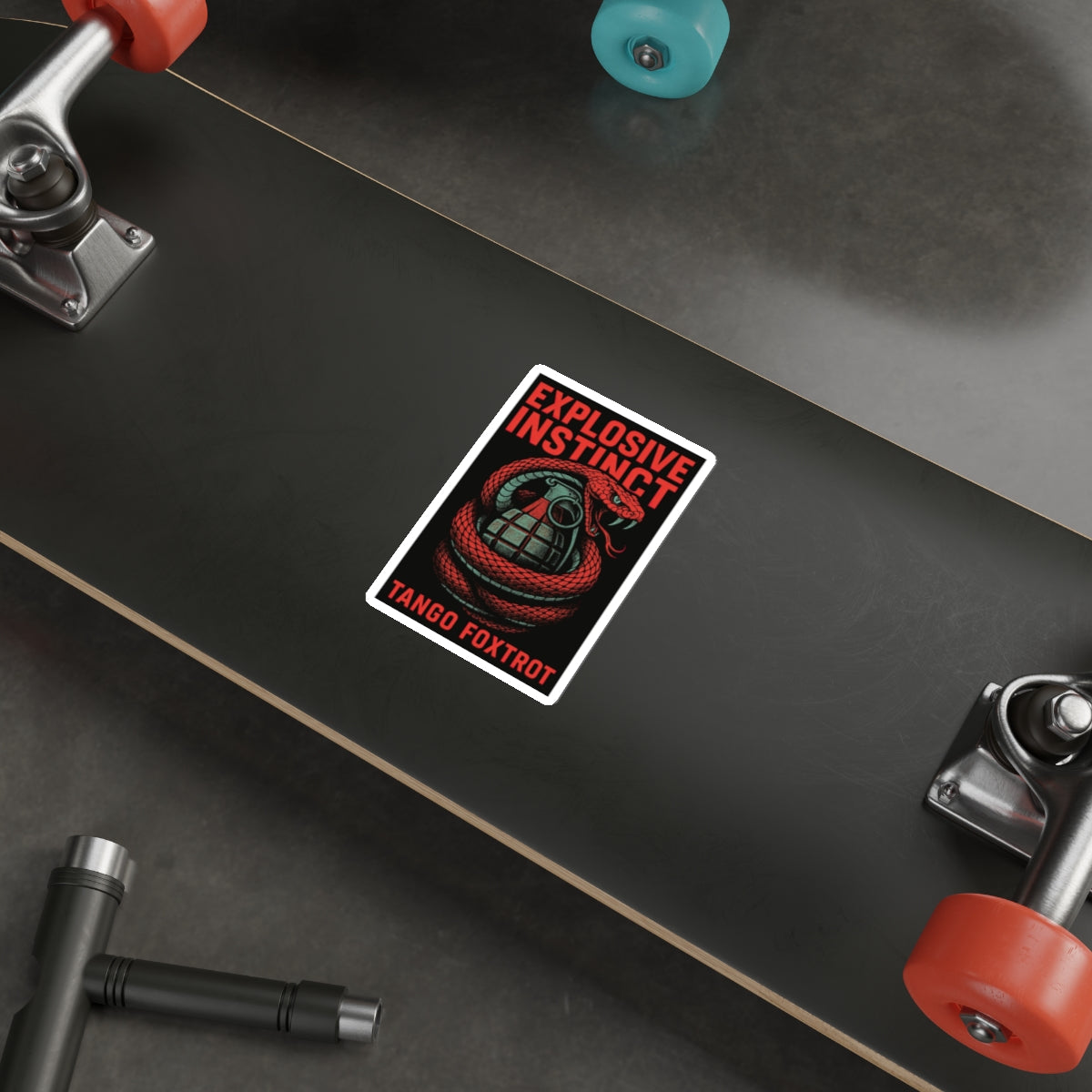 Explosive Instinct Die-Cut Stickers