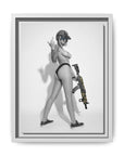 Shotty Vol. 1 Multi-Color Framed Matte Canvas Art Print