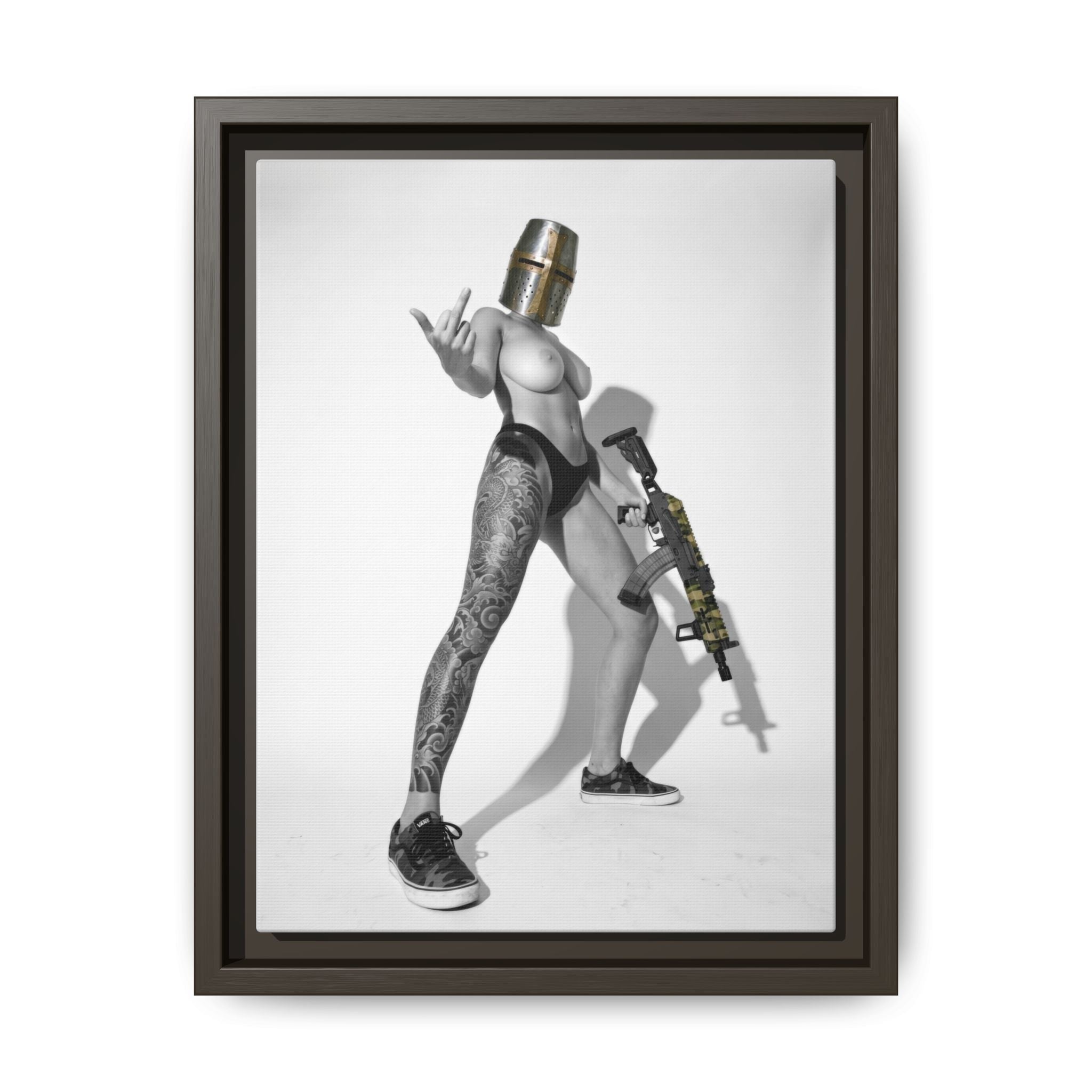 Crusade Vol. 1 Multi-Color Framed Matte Canvas Art Print