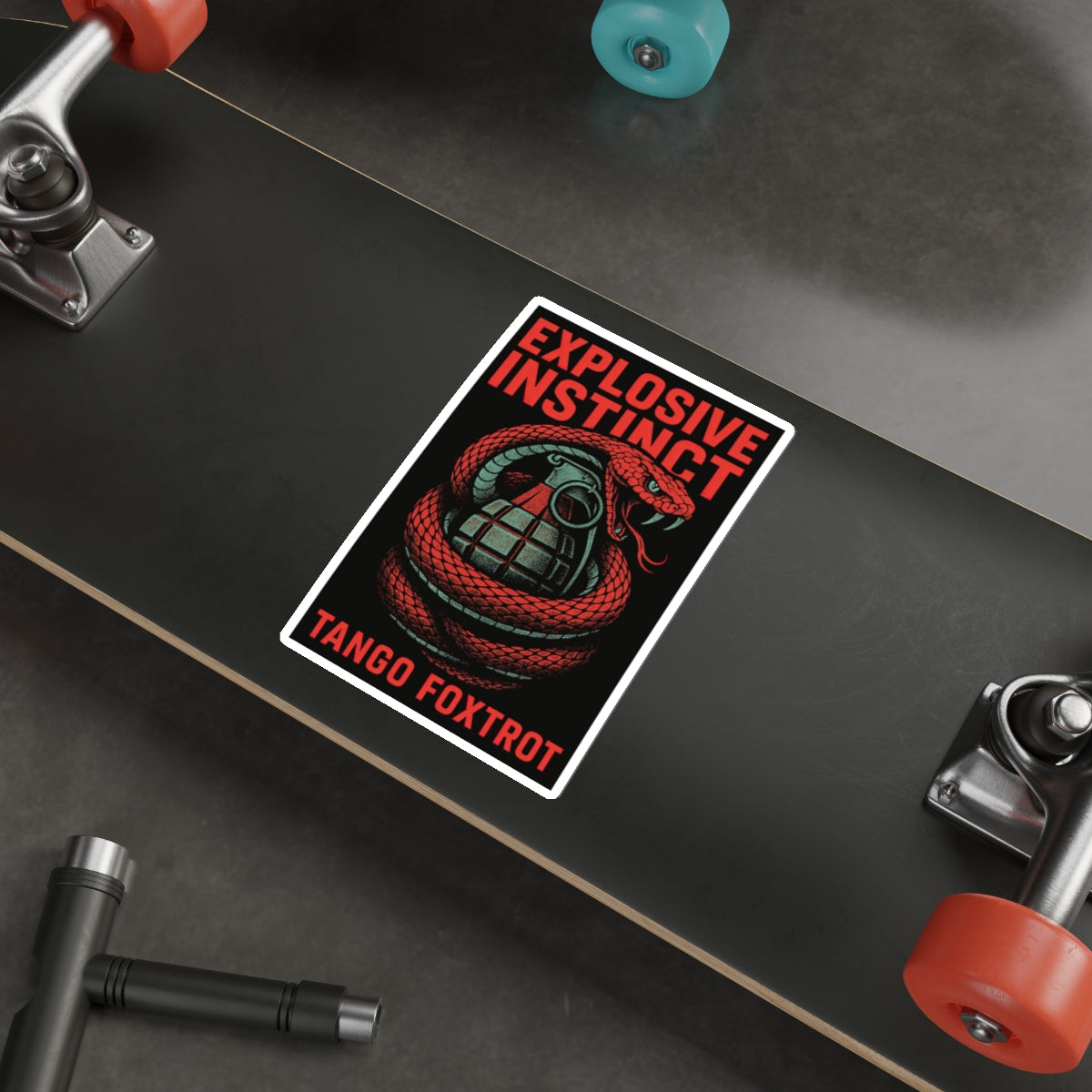 Explosive Instinct Die-Cut Stickers