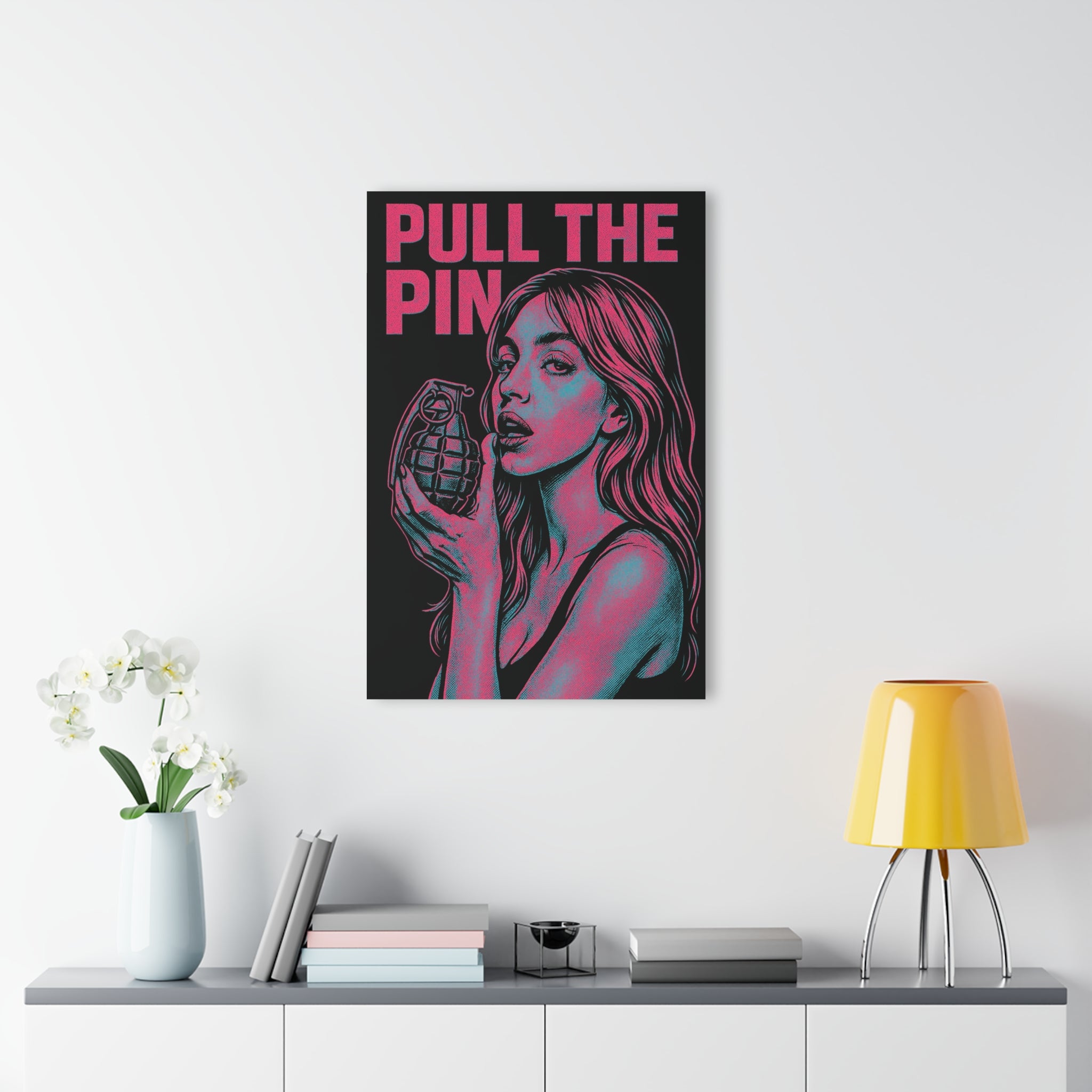 Pull The Pin Acrylic Print