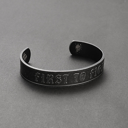 First To Fight - Marines - Stainless Steel Cuff Braclet