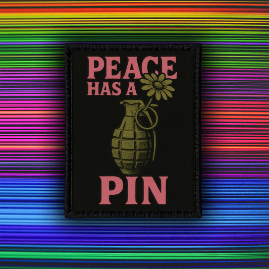 Peace - Limited Edition - 4" x 3" Sublimation Velcro Morale Patch