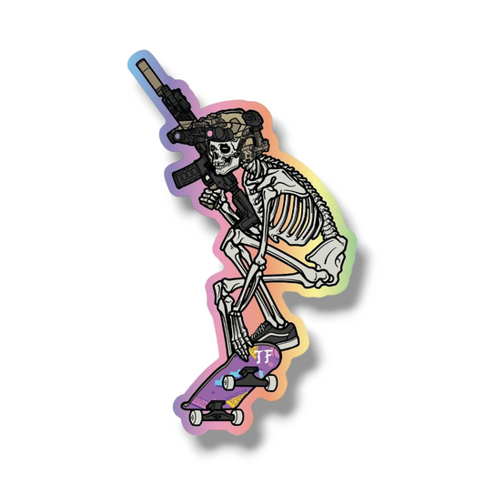 SK8 V2 - 4" x 2.5" Holographic Sticker