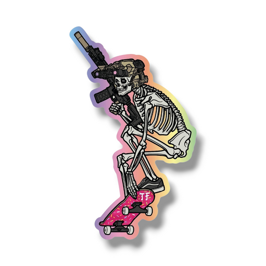 SK8 V3 - 4" x 2.5" Holographic Sticker