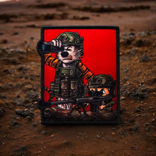 Tactical Tandem - Limited Edition - 4" x 3" Sublimation Velcro Morale Patch