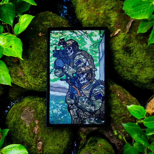 Jungle Ops - 4" x 3" Sublimation Velcro Morale Patch