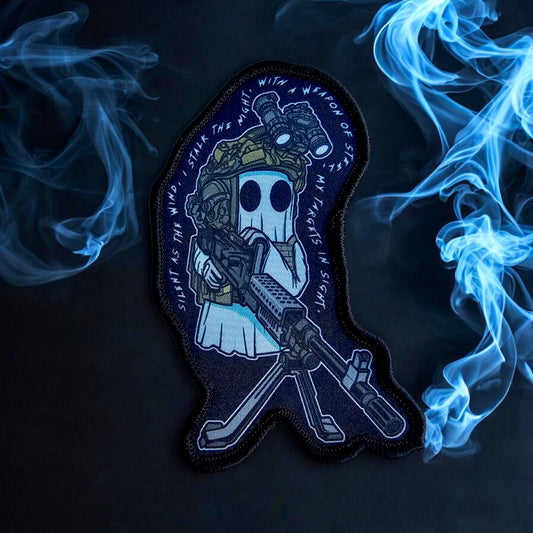 Graveyard Shift - 4" x 3" Sublimation Velcro Morale Patch