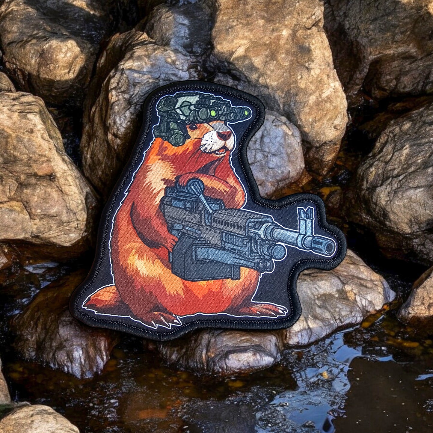 Beaver Fever - 4" x 3" Sublimation Velcro Morale Patch