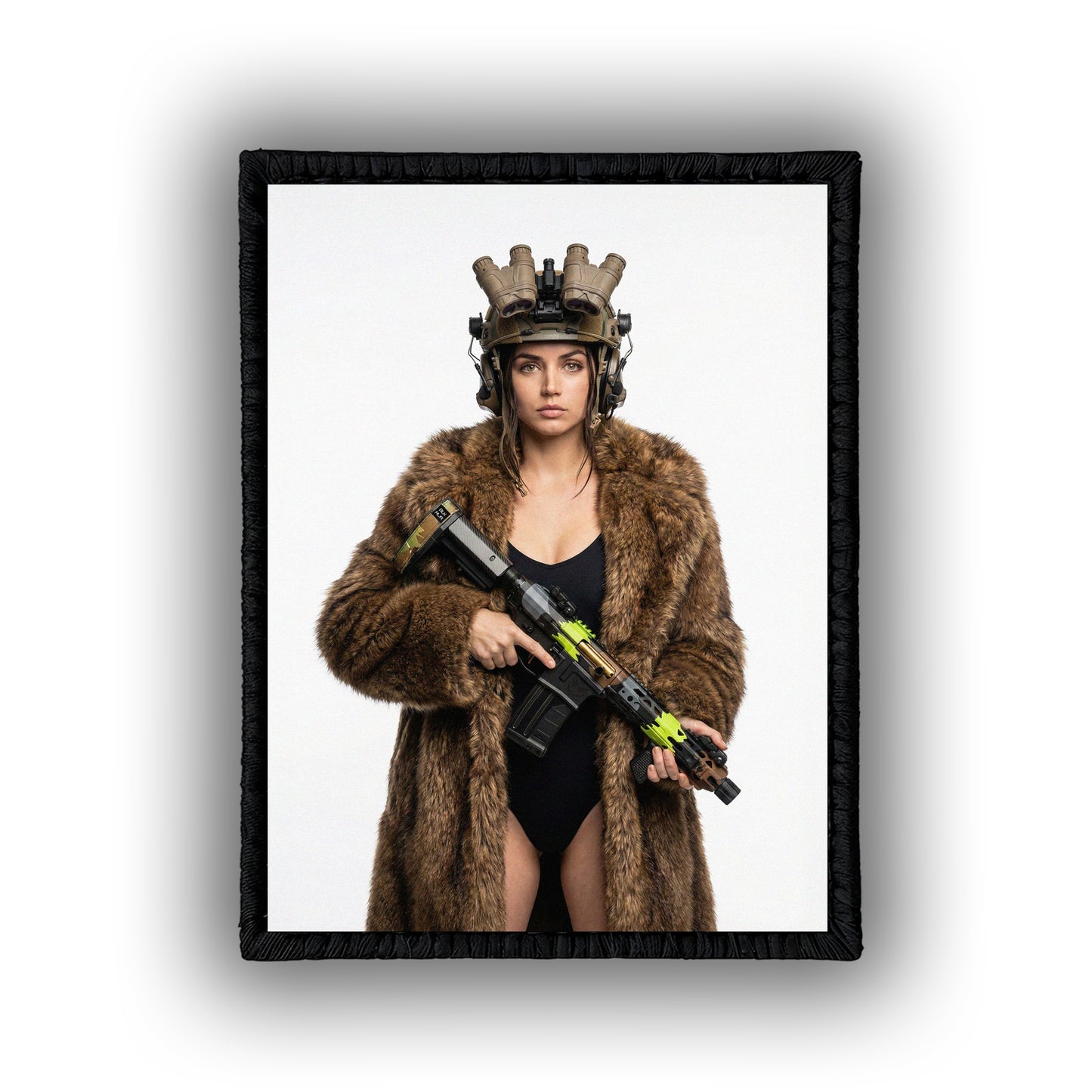 Ana De Armas Vol. 6 - 4" x 3" Sublimation Velcro Morale Patch