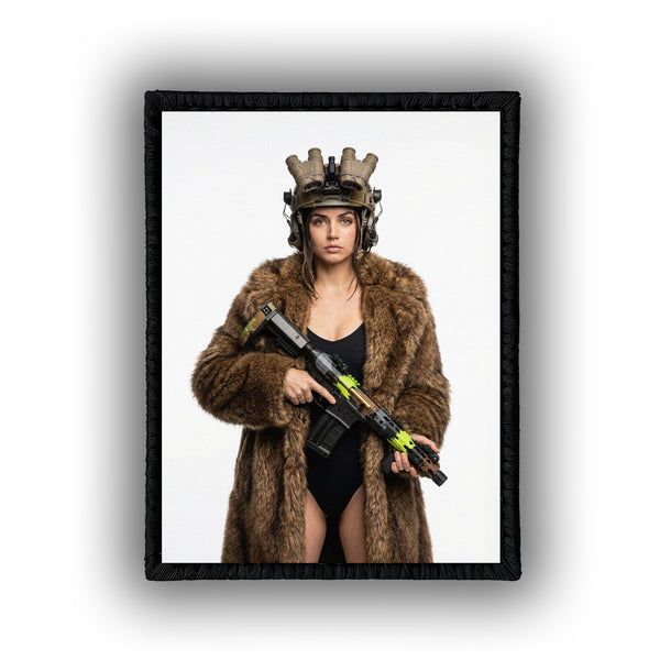 Ana De Armas Vol. 6 - 4" x 3" Sublimation Velcro Morale Patch