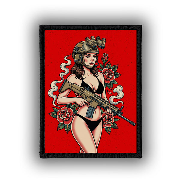 Ana De Armas Vol. 7 - 4" x 3" Sublimation Velcro Morale Patch