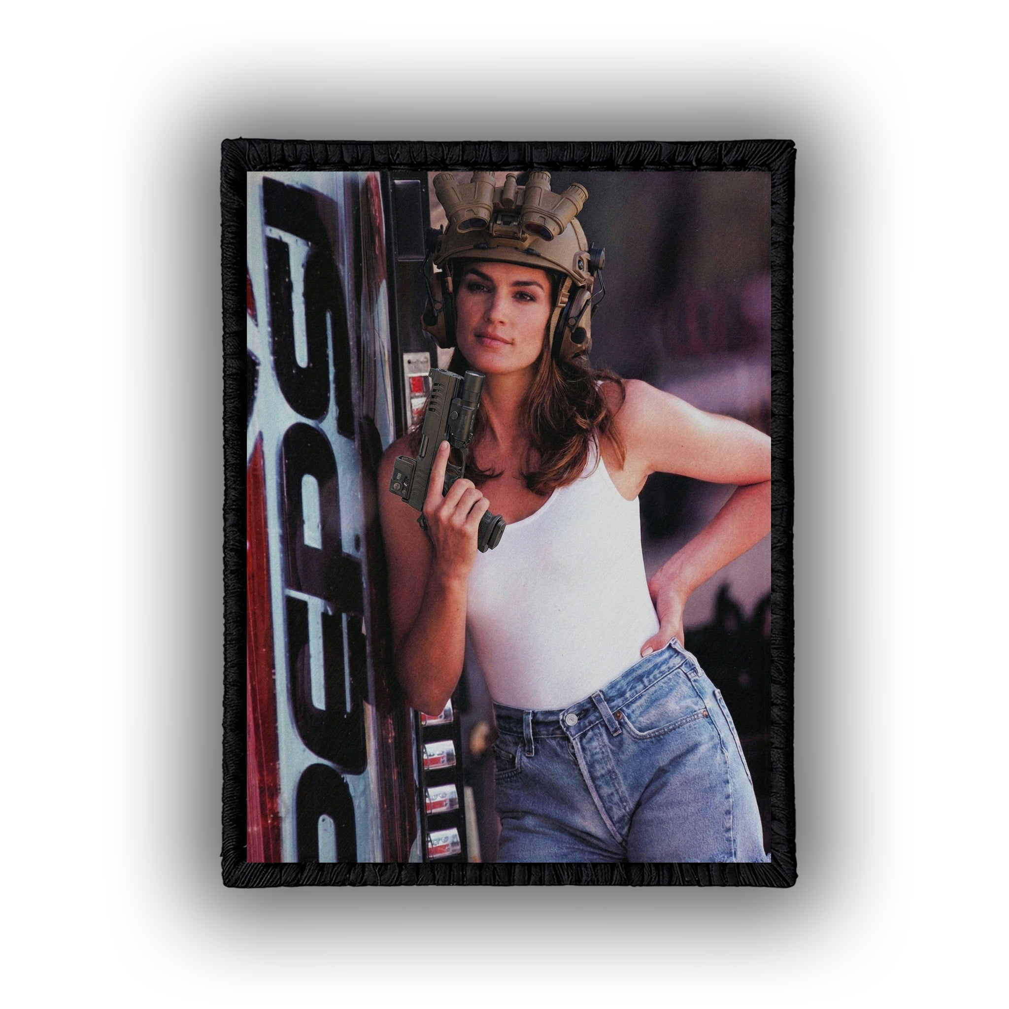 Cindy Crawford Vol. 1 - 4" x 3" Sublimation Velcro Morale Patch