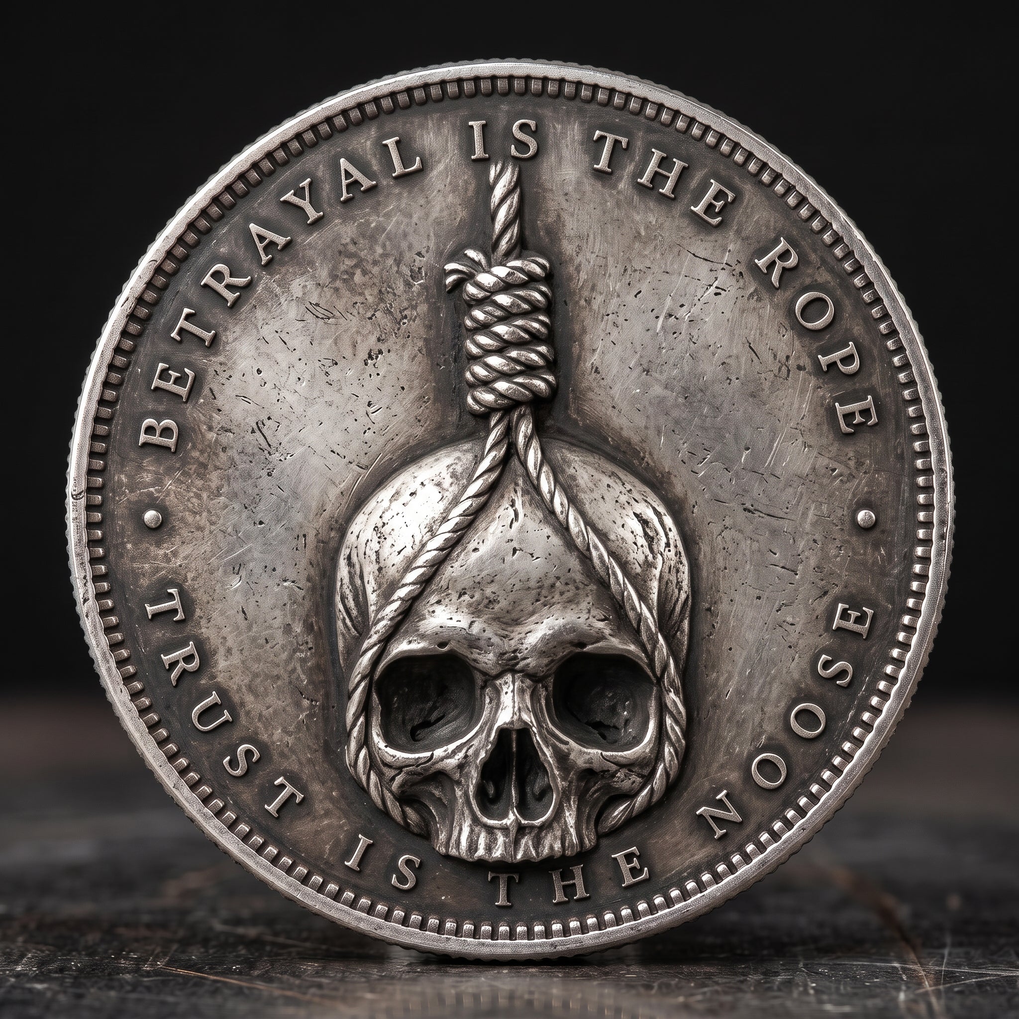 NEW) No Forgiveness - Limited Edition - Stainless Steel Coin