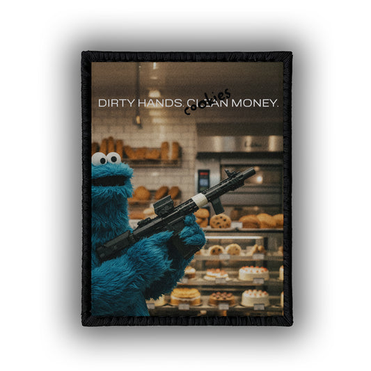 Clean Hands - 4" x 3" Sublimation Velcro Morale Patch