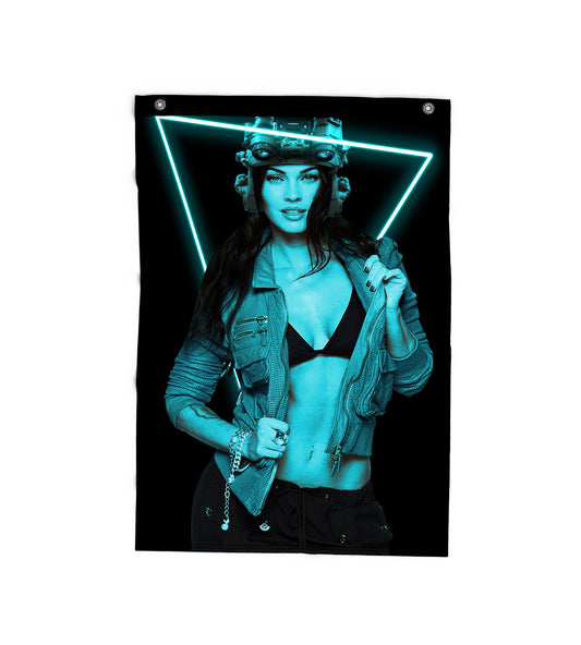Megan Fox 3' x 5' Double Sided Flag