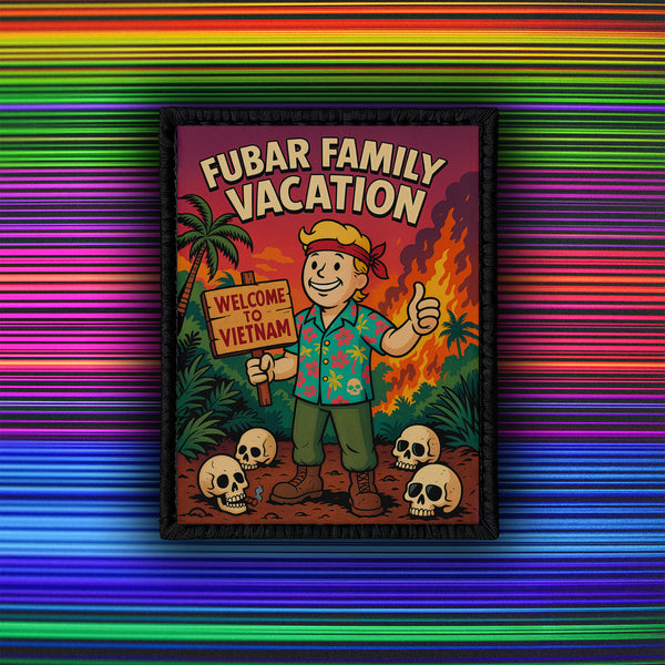 Fubar Vacation - Vietnam Vol. 3  - 4" x 3" Sublimation Velcro Morale Patch