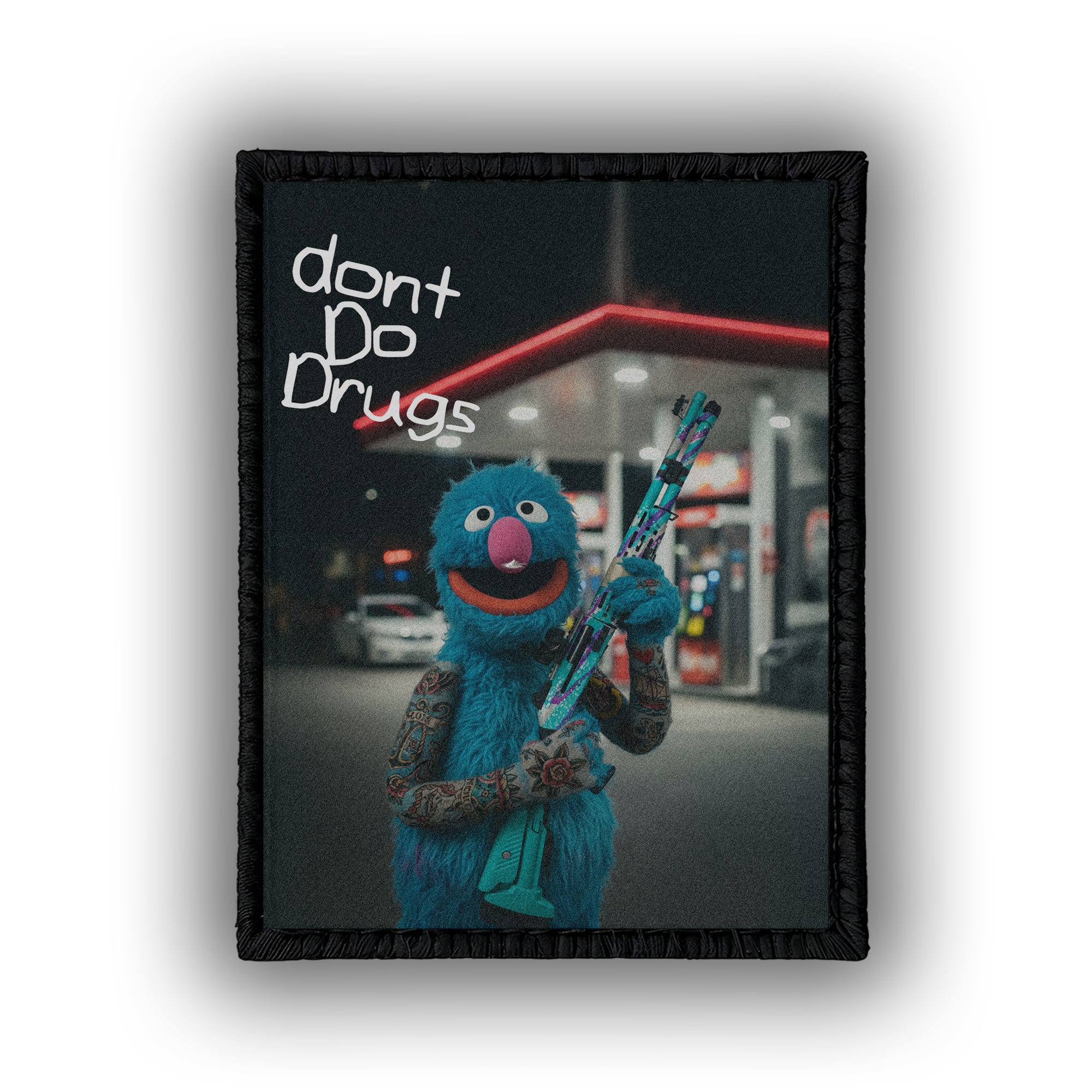 Clean Streets, Clean Choice - 4" x 3" Sublimation Velcro Morale Patch