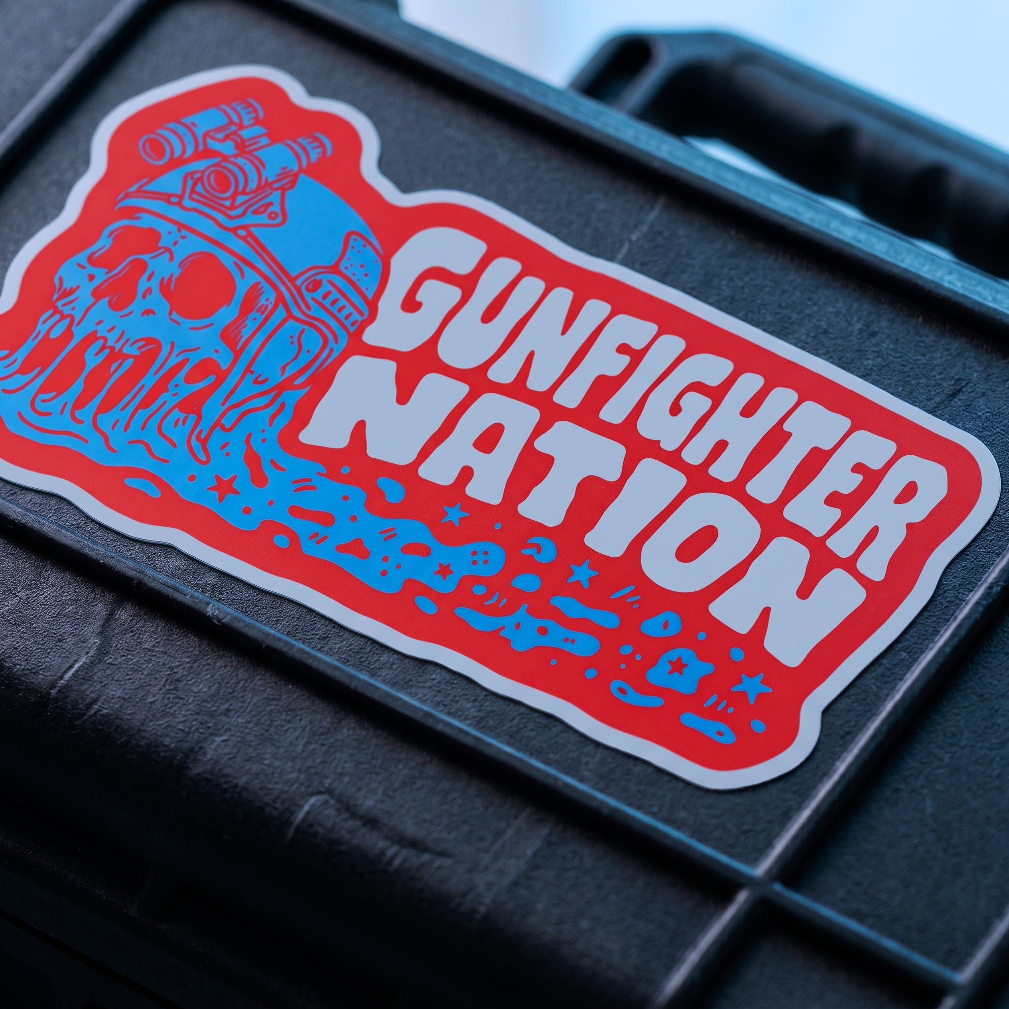 Gunfighter Nation - 4" Die-Cut Sticker