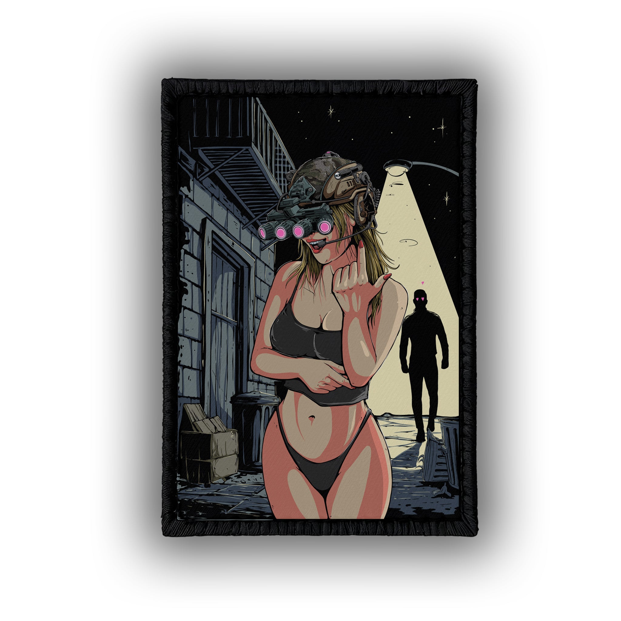 Heartbreaker Ops - 4" x 3" Sublimation Velcro Morale Patch