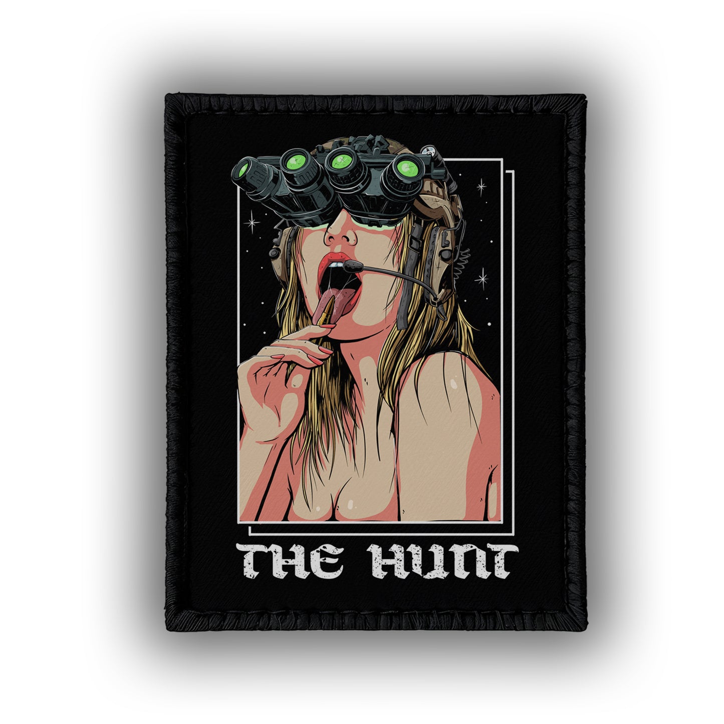 The Hunt  - 4" x 3" Sublimation Velcro Morale Patch