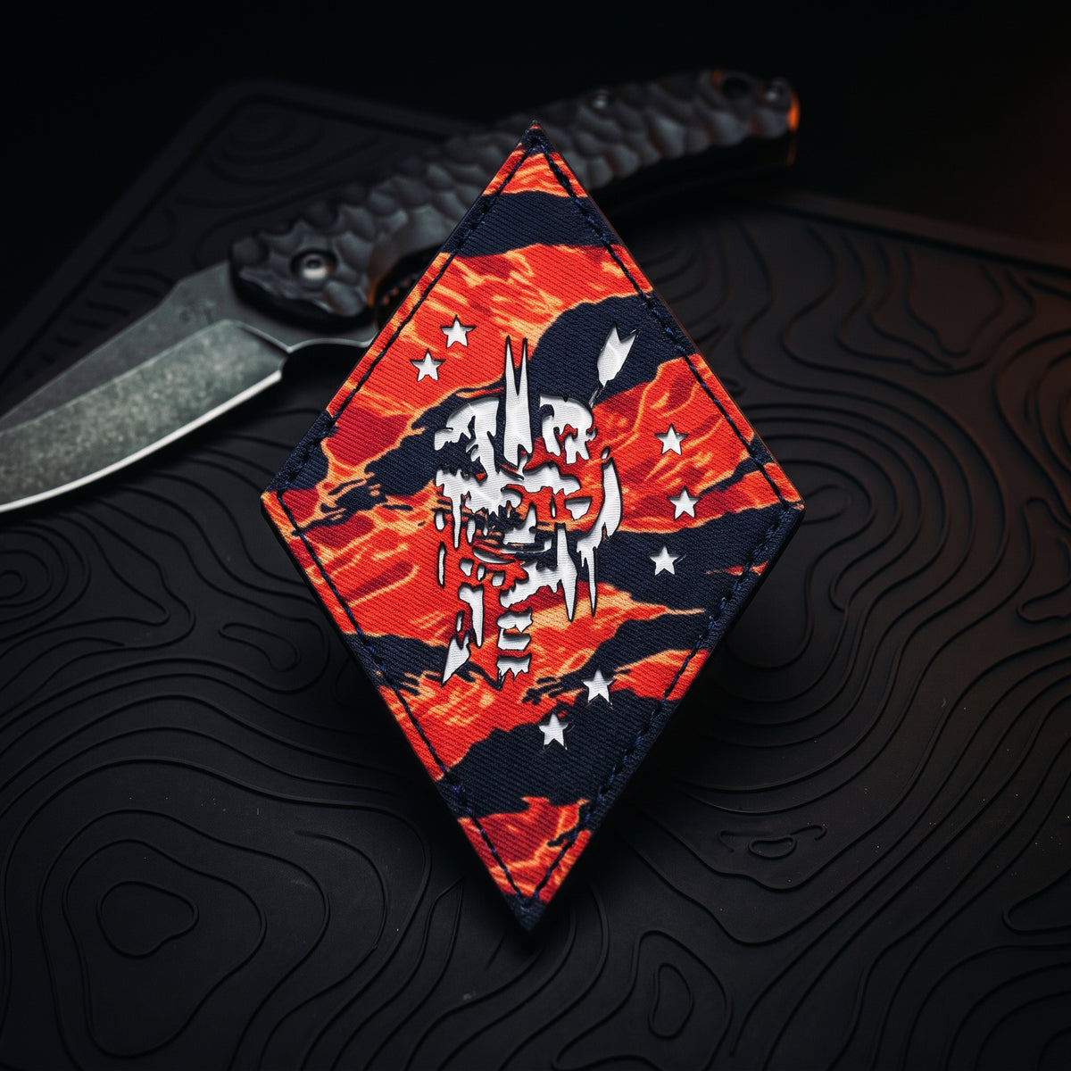 TF Logo Afterburn - Limited Edition - IR Velcro Morale Patch