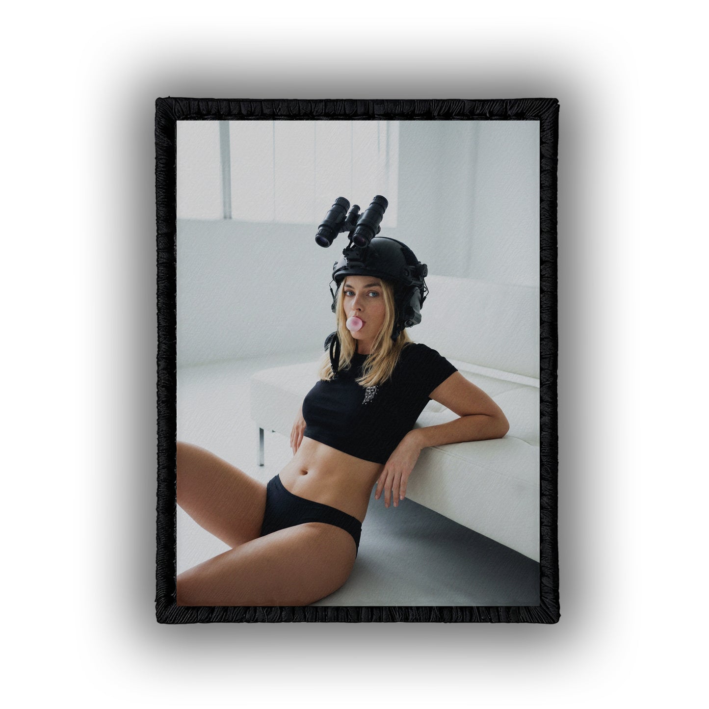 Margot Robbie Vol. 2 - 4" x 3" Sublimation Velcro Morale Patch