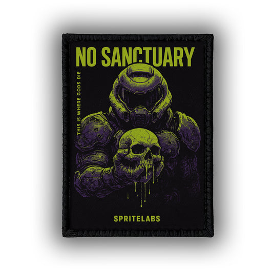 No Sanctuary - 4" x 3" Sublimation Velcro Morale Patch