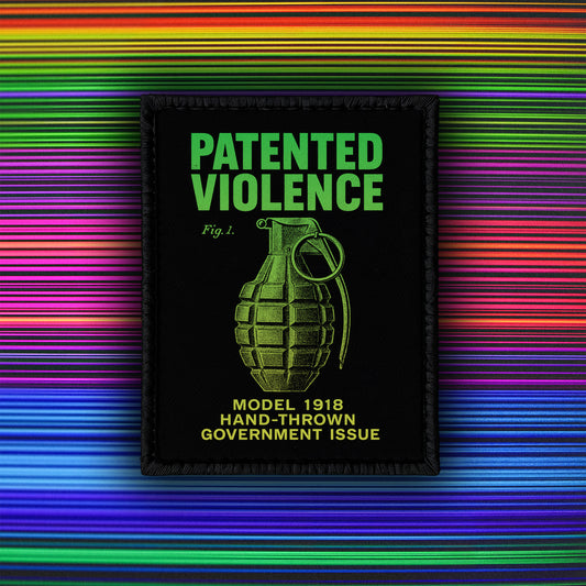 Patented Violence - Limited Edition - 4" x 3" Sublimation Velcro Morale Patch