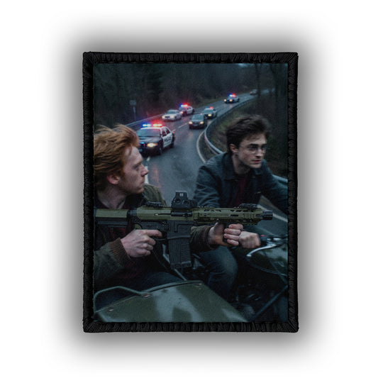 Mischief Managed - 4" x 3" Sublimation Velcro Morale Patch