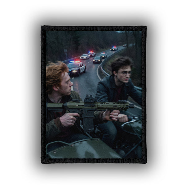 Mischief Managed - 4" x 3" Sublimation Velcro Morale Patch