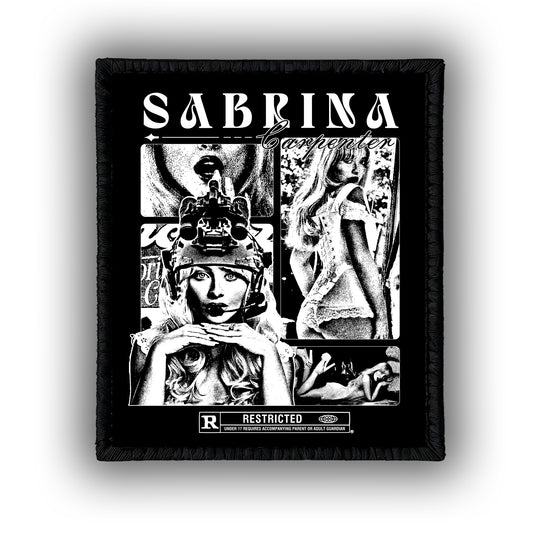 Sabrina Carpenter  - 4" x 3" Sublimation Velcro Morale Patch
