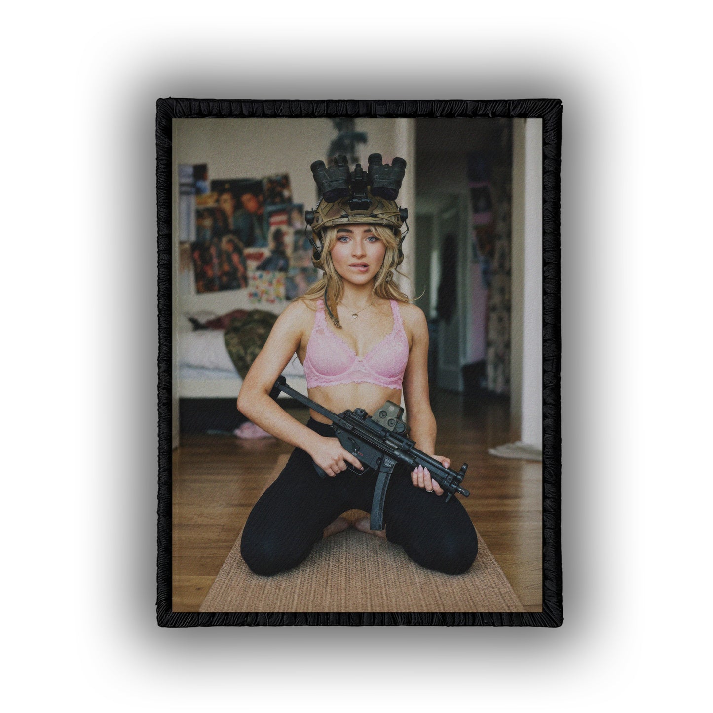 Sabrina Carpenter Vol. 1 - 4" x 3" Sublimation Velcro Morale Patch
