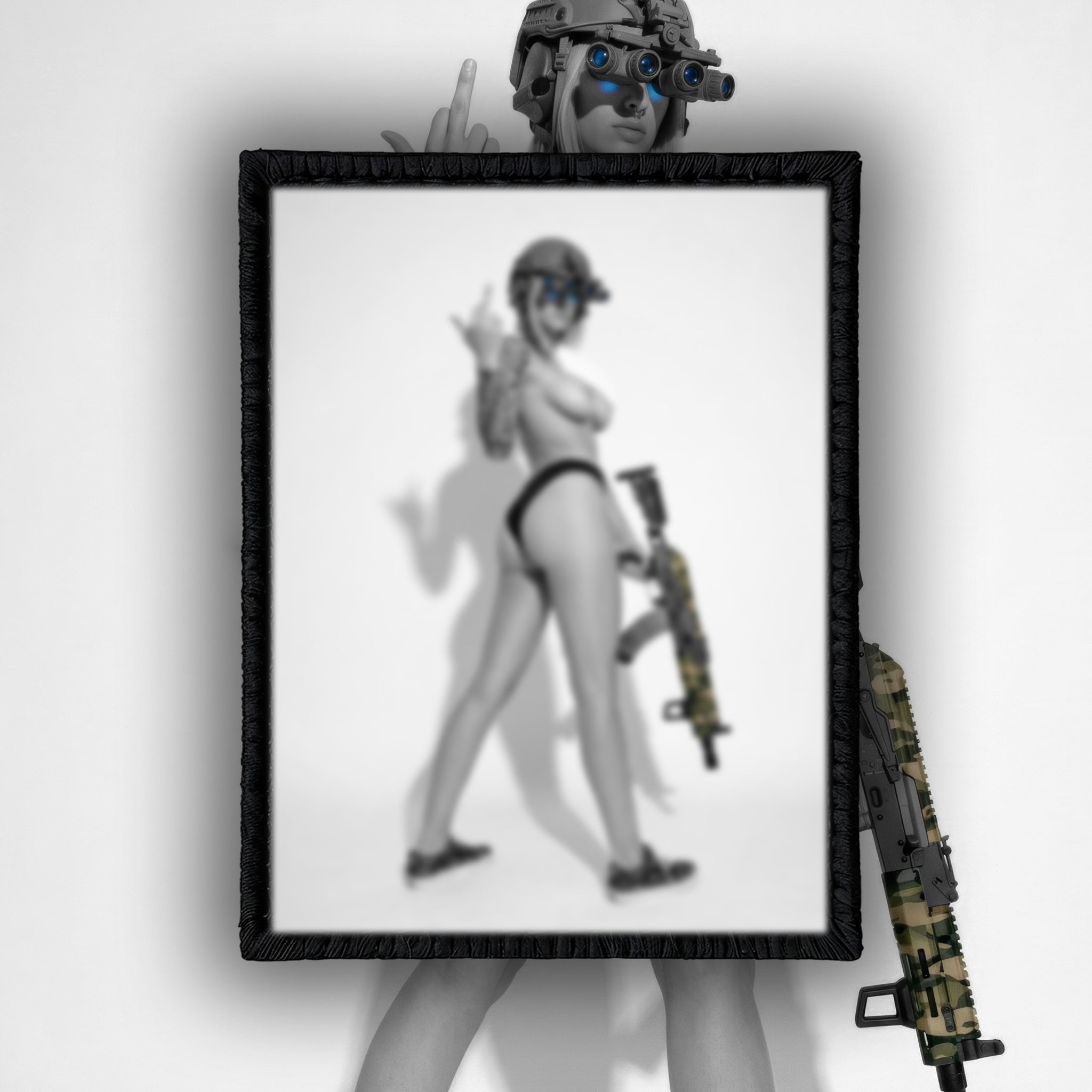 Shotty Vol. 1 - 4" x 3" Sublimation Velcro Morale Patch