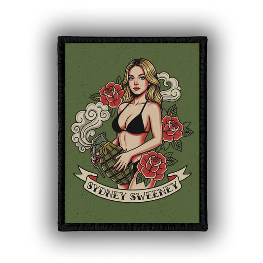 Sydney Sweeney Vol. 5 - 4" x 3" Sublimation Velcro Morale Patch