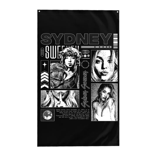 Sydney Sweeney - 3x5 Double Sided Flag