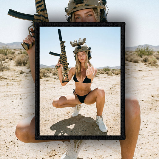 Tiger Vol. 1 - 4" x 3" Sublimation Velcro Morale Patch