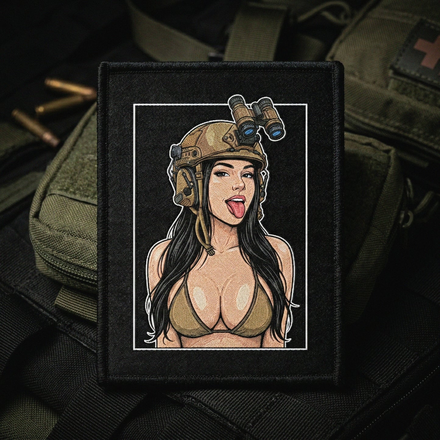 Noddy Vol. 1 - 4" x 3" Duo-Tone Woven Velcro Morale Patch