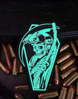 GITD Reaper - 4" x 3" PVC Velcro Morale Patch - Tango Foxtrot Official