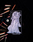 GITD Lady Justice - 4" x 3" PVC Velcro Morale Patch - Tango Foxtrot Official
